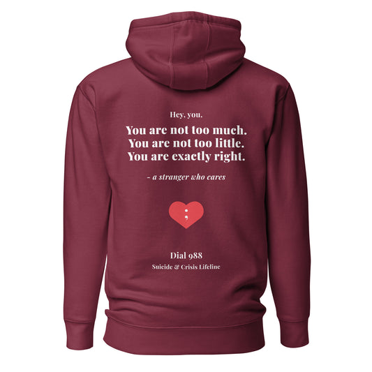 You Are Exactly Right Hoodie