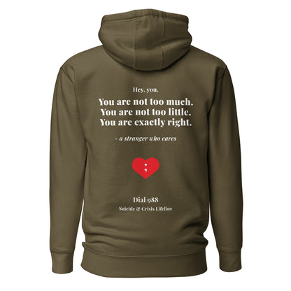 You Are Exactly Right Hoodie