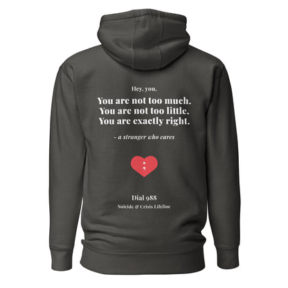 You Are Exactly Right Hoodie