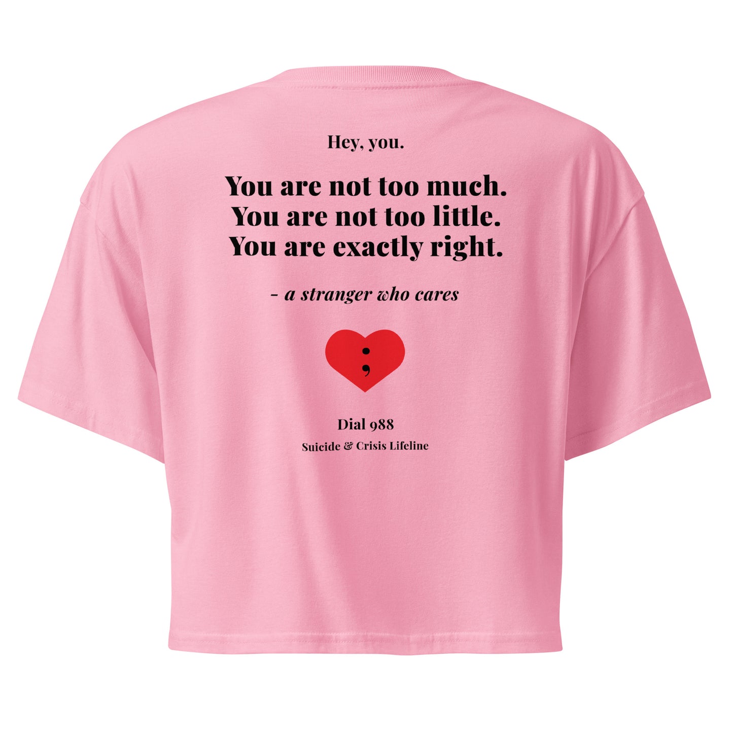You Are Exactly Right Crop Top